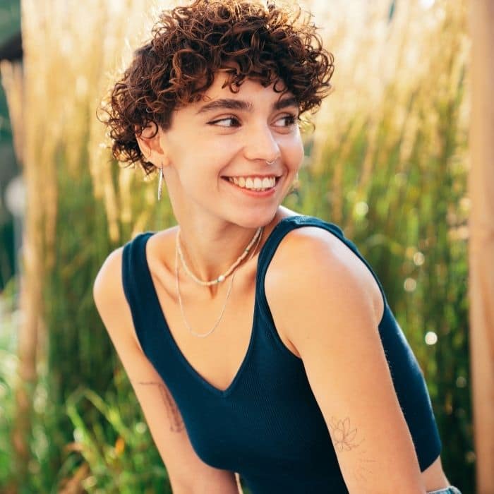 Curly Crop natural Hairstyles
